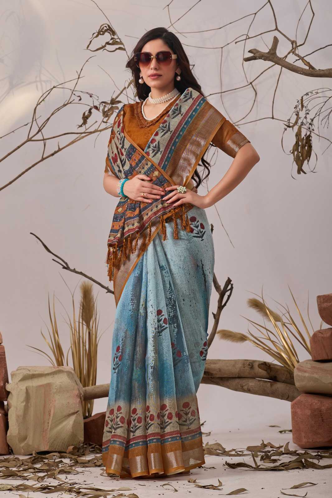 Cotton Designer Saree 1004