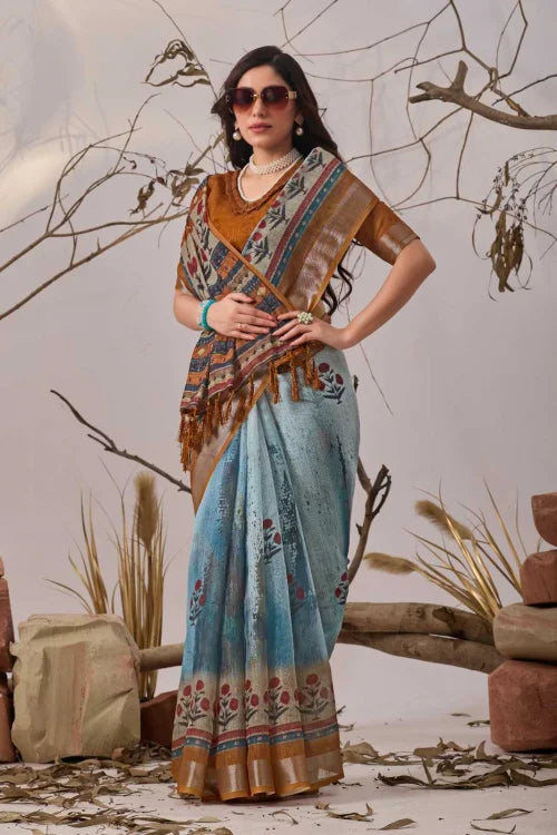 Cotton Designer Saree 1004