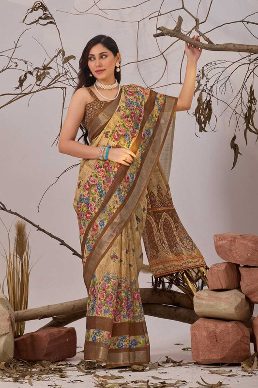 Cotton Printed Saree 1005