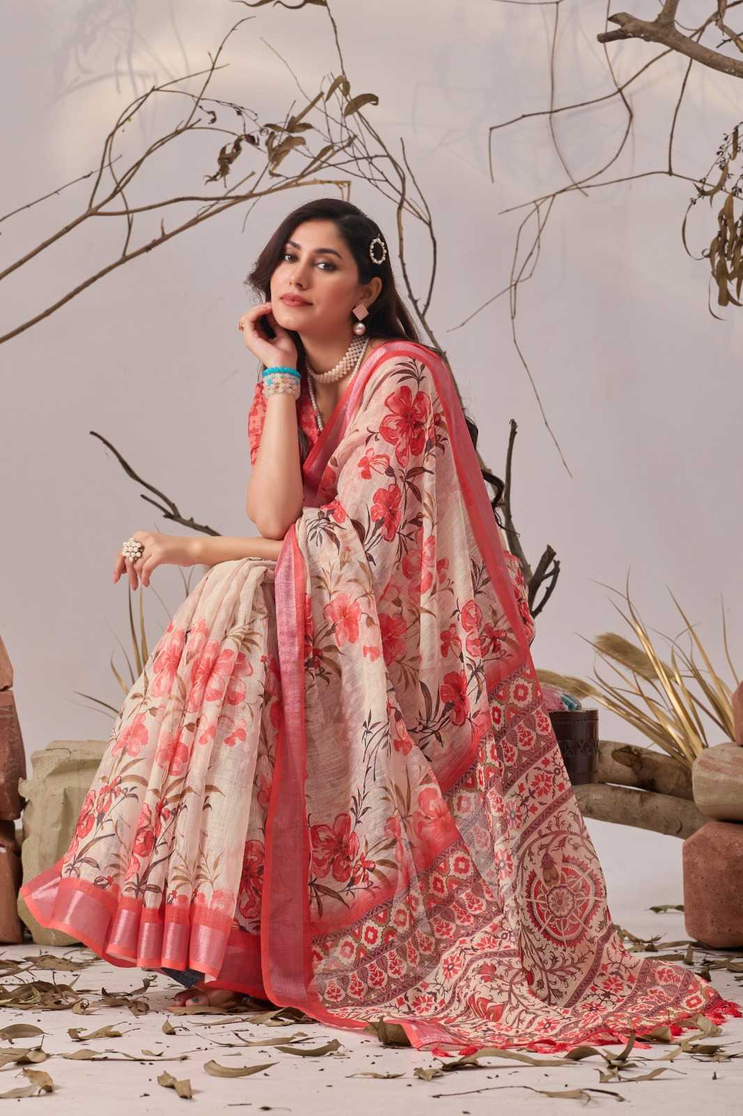 Cotton Printed Saree 1007
