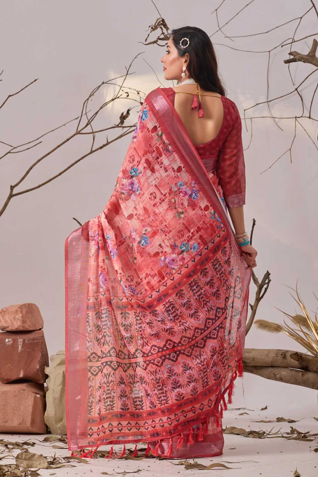 Cotton Printed Saree 1008