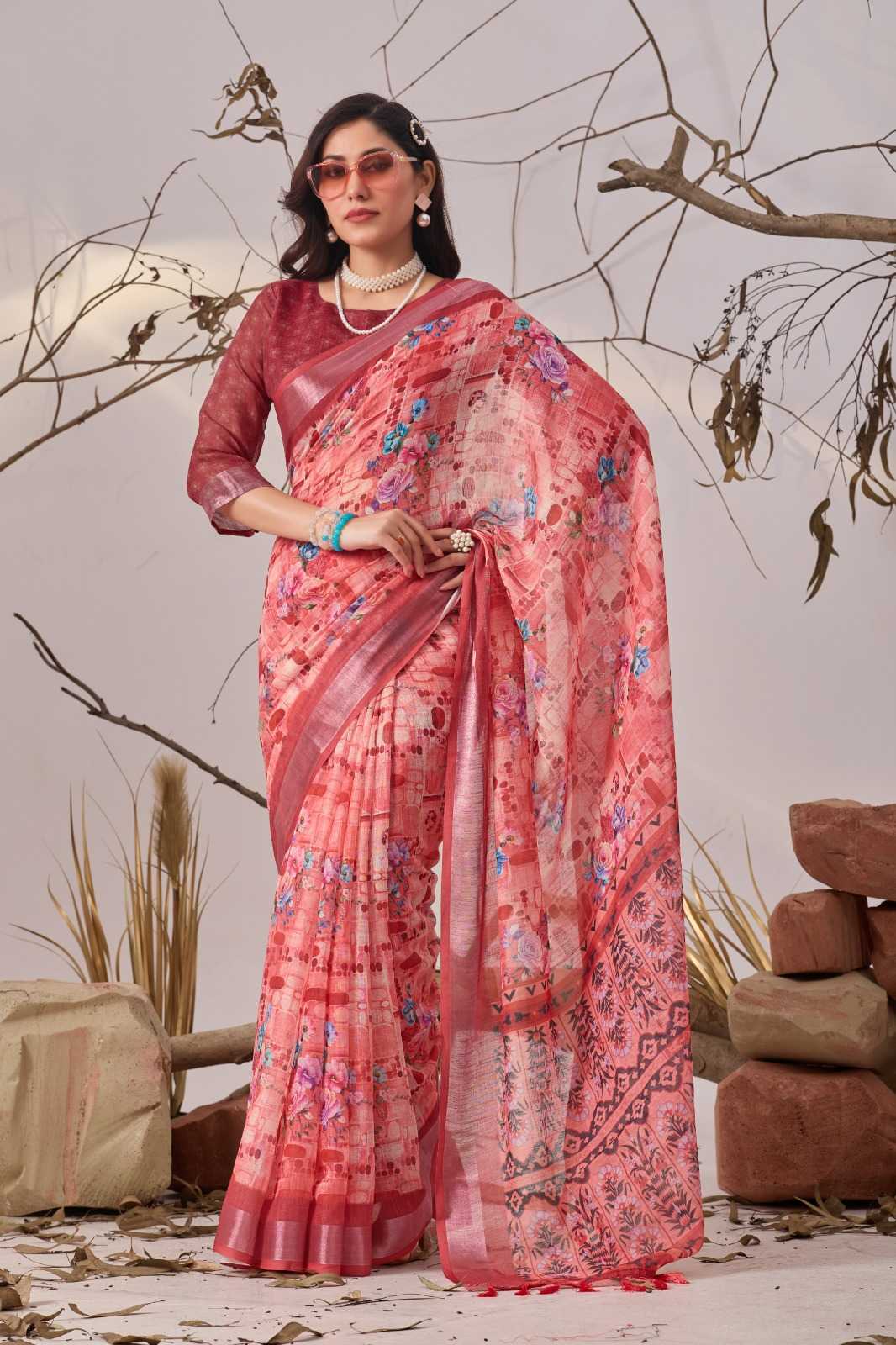Cotton Printed Saree 1008