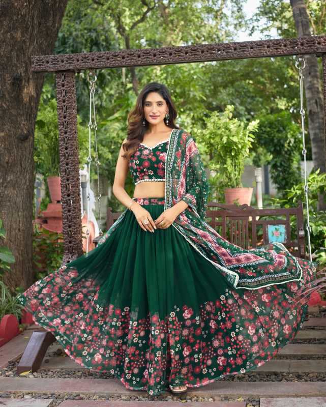 Georgette Designer Lehenga