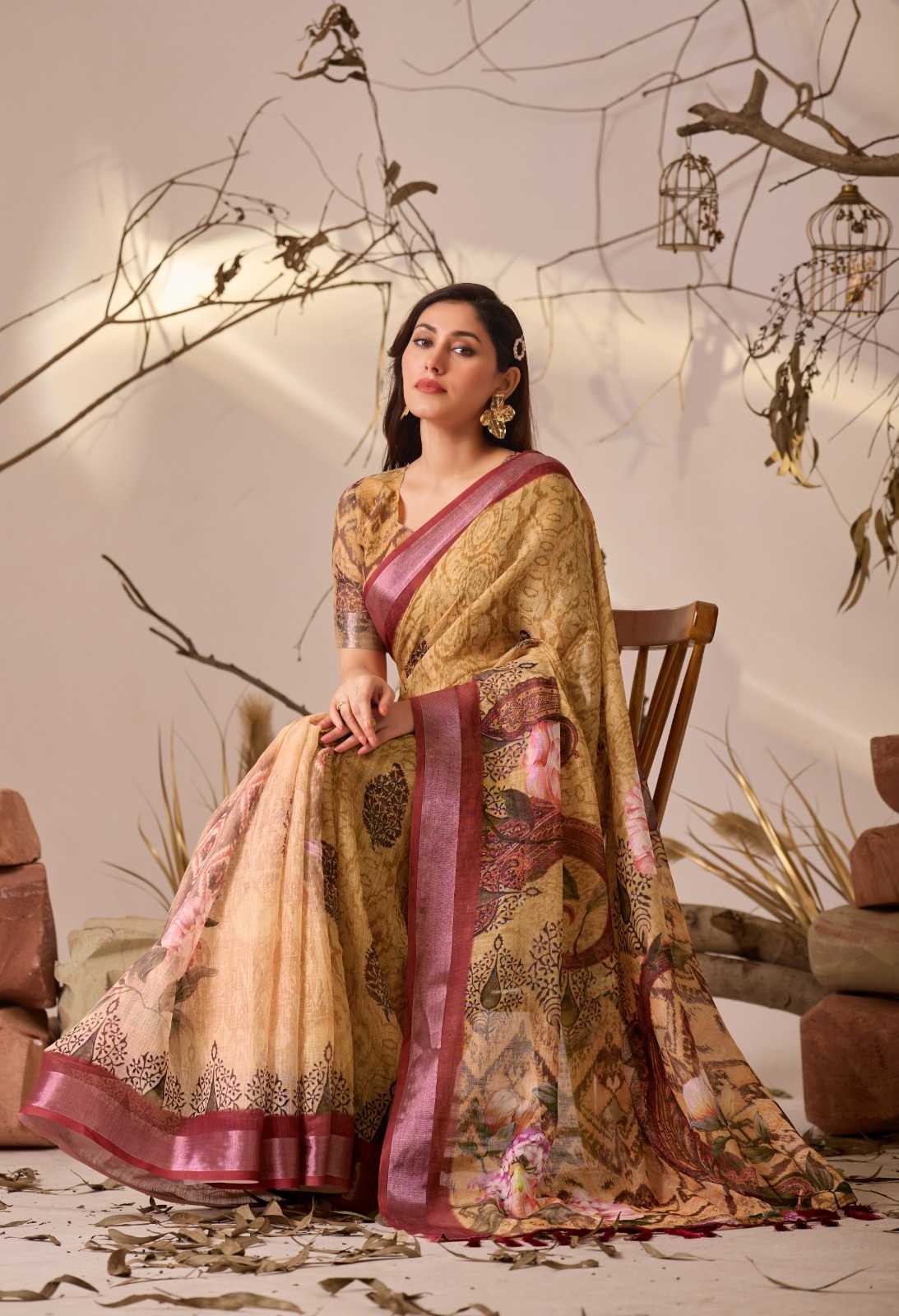 Cotton Printed Saree 1010