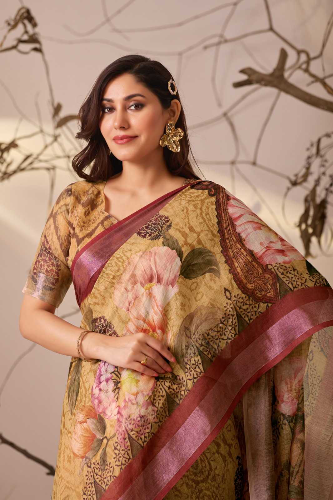 Cotton Printed Saree 1010
