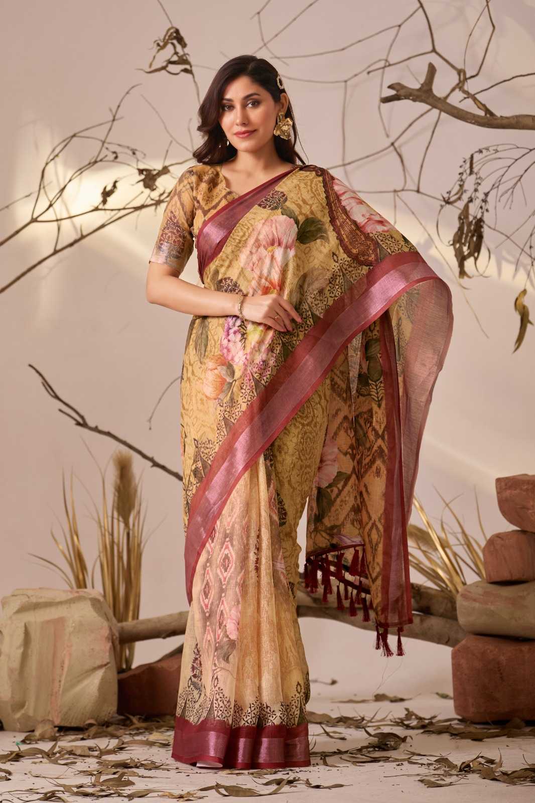 Cotton Printed Saree 1010