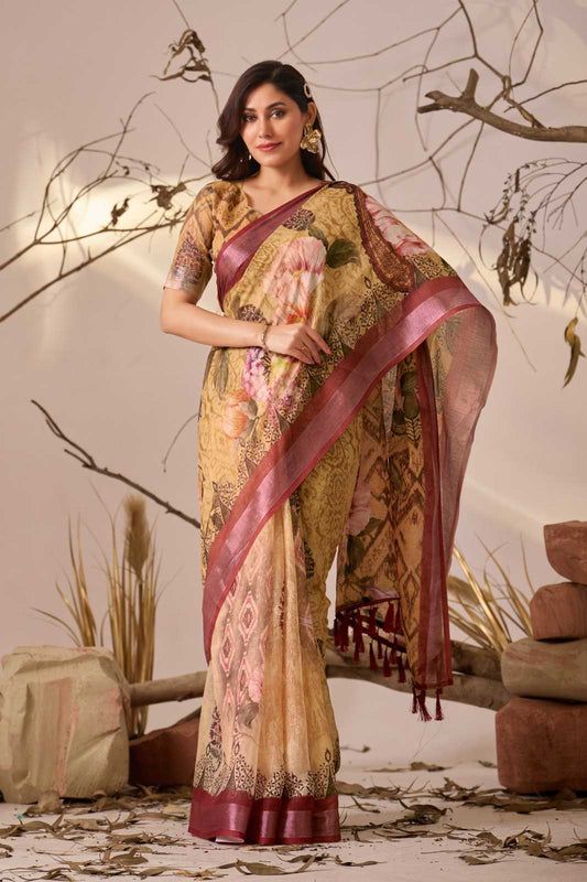 Cotton Printed Saree 1010