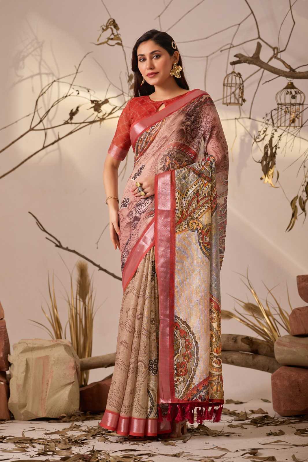 Cotton Designer Saree 1013