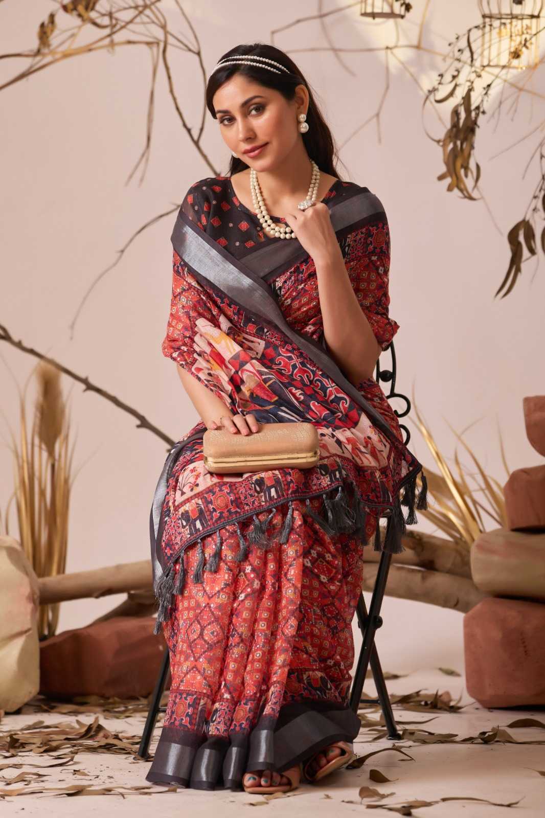 Cotton Designer Saree 1021