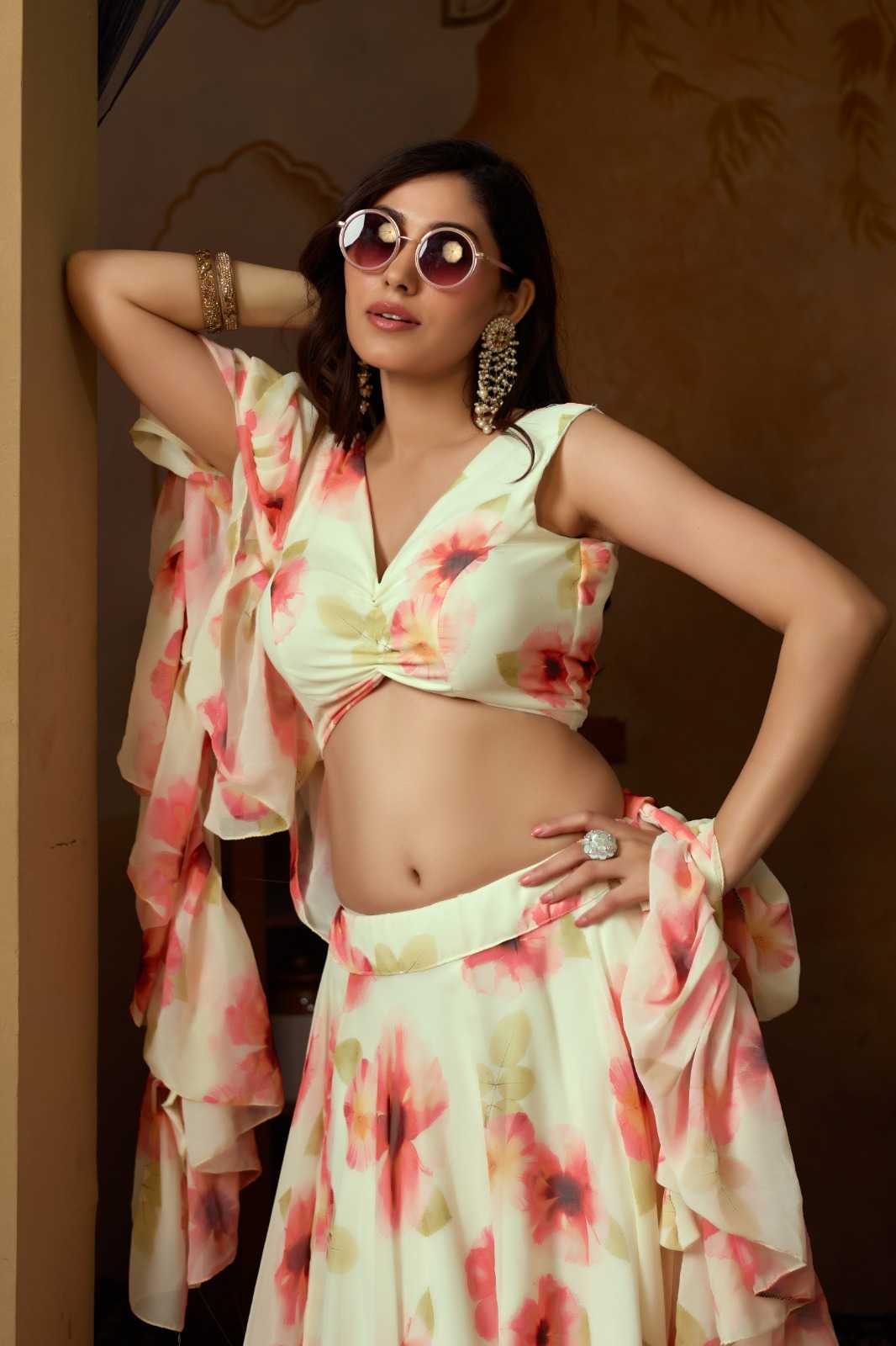 Georgette Printed Lehenga
