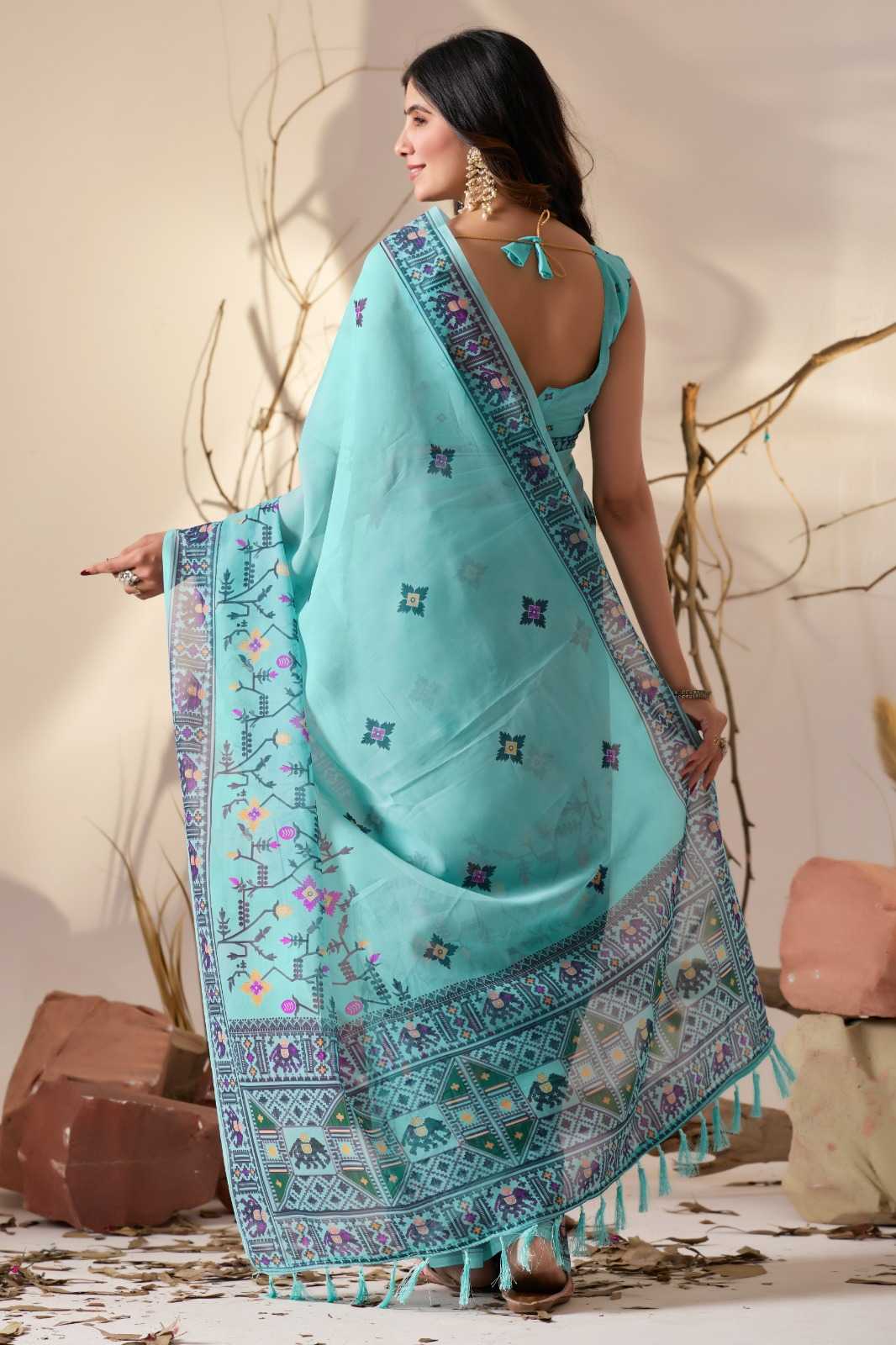 Georgette Designer Saree 1037
