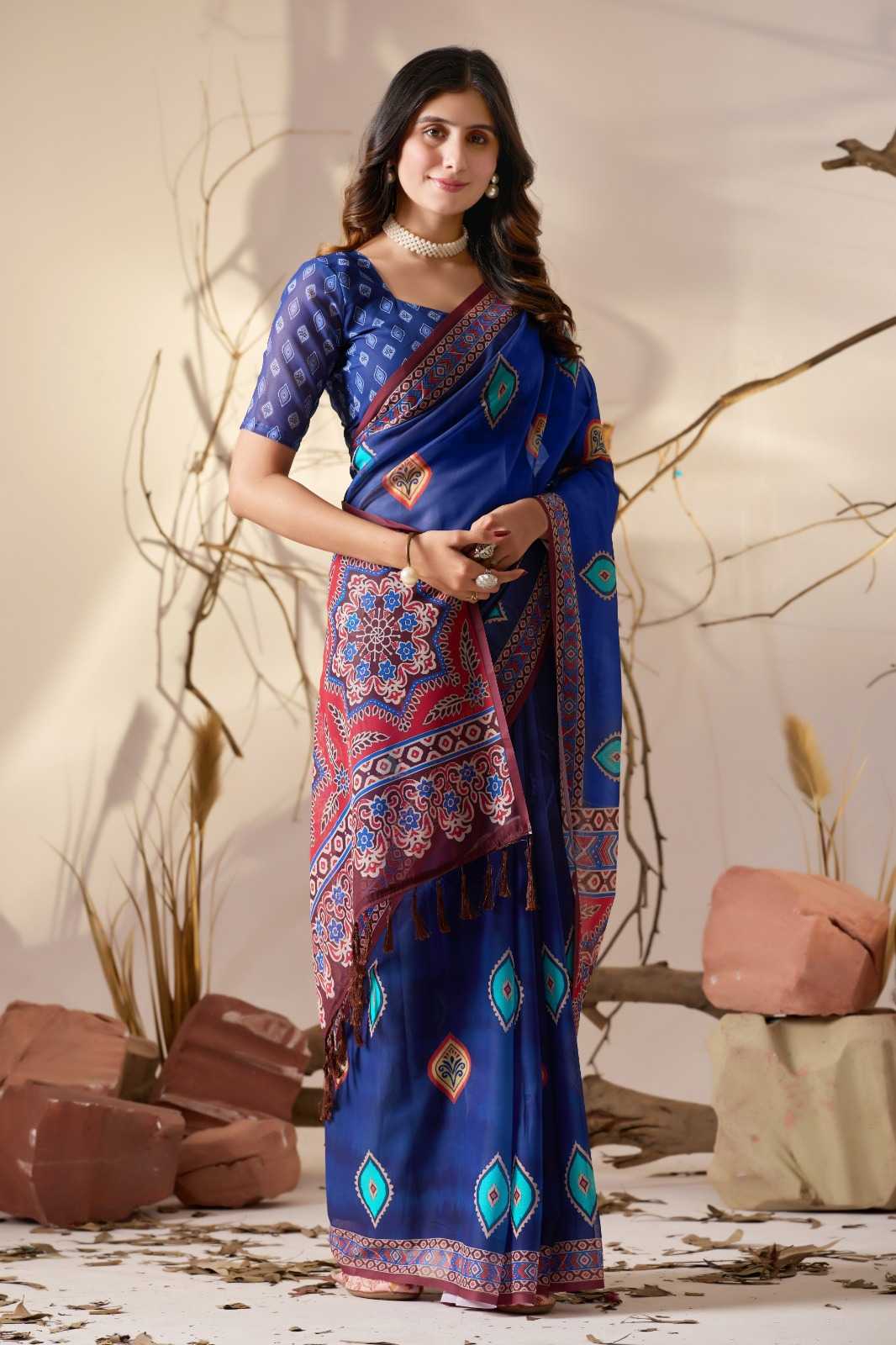 Georgette Designer Saree 1038