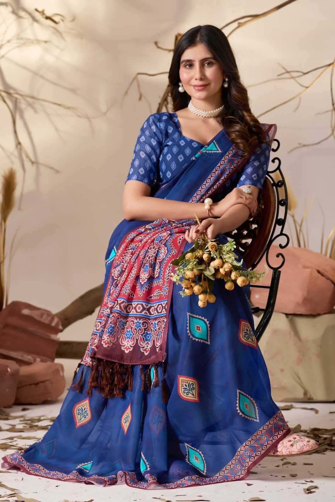 Georgette Designer Saree 1038
