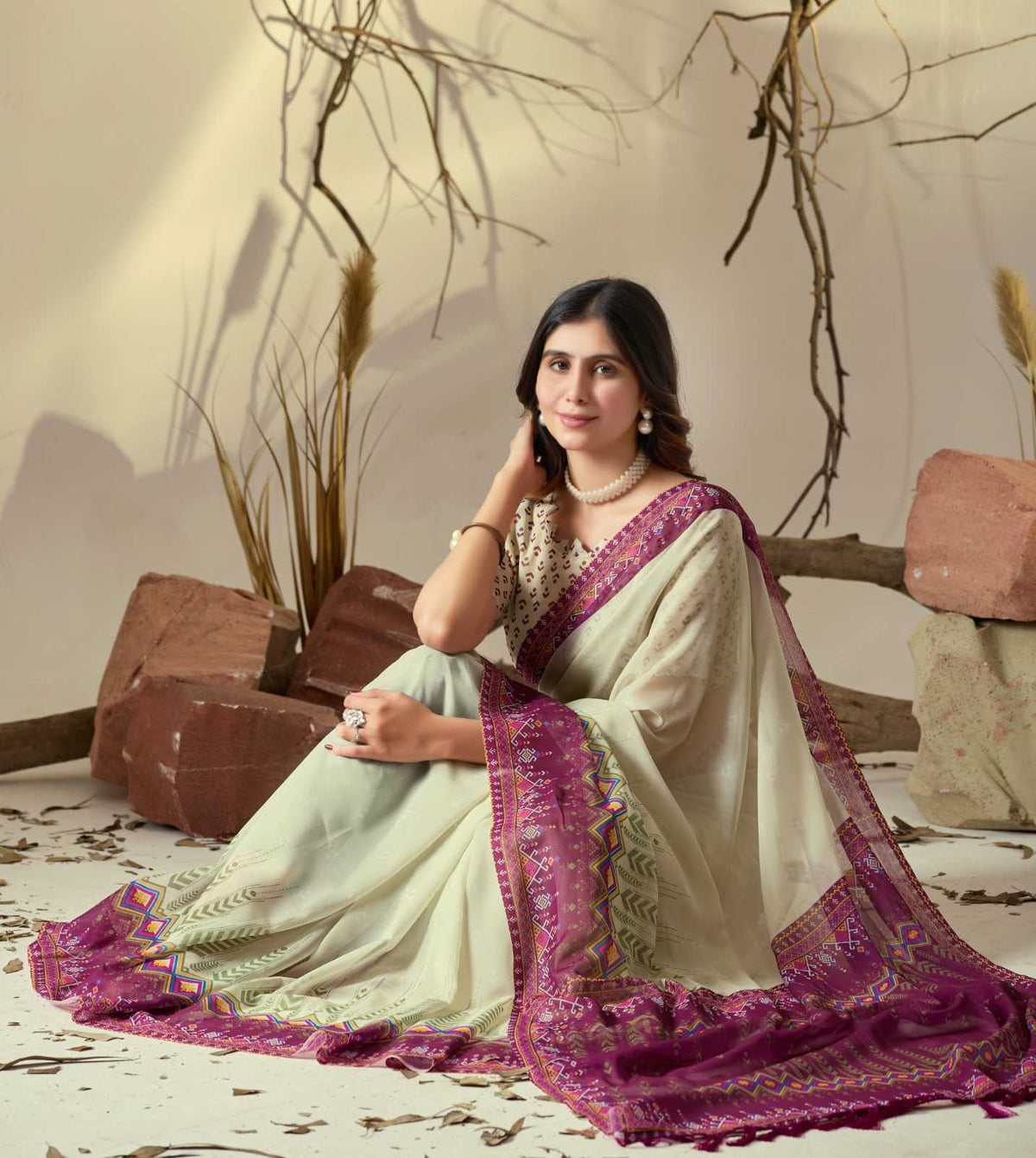 Georgette Designer Saree 1039