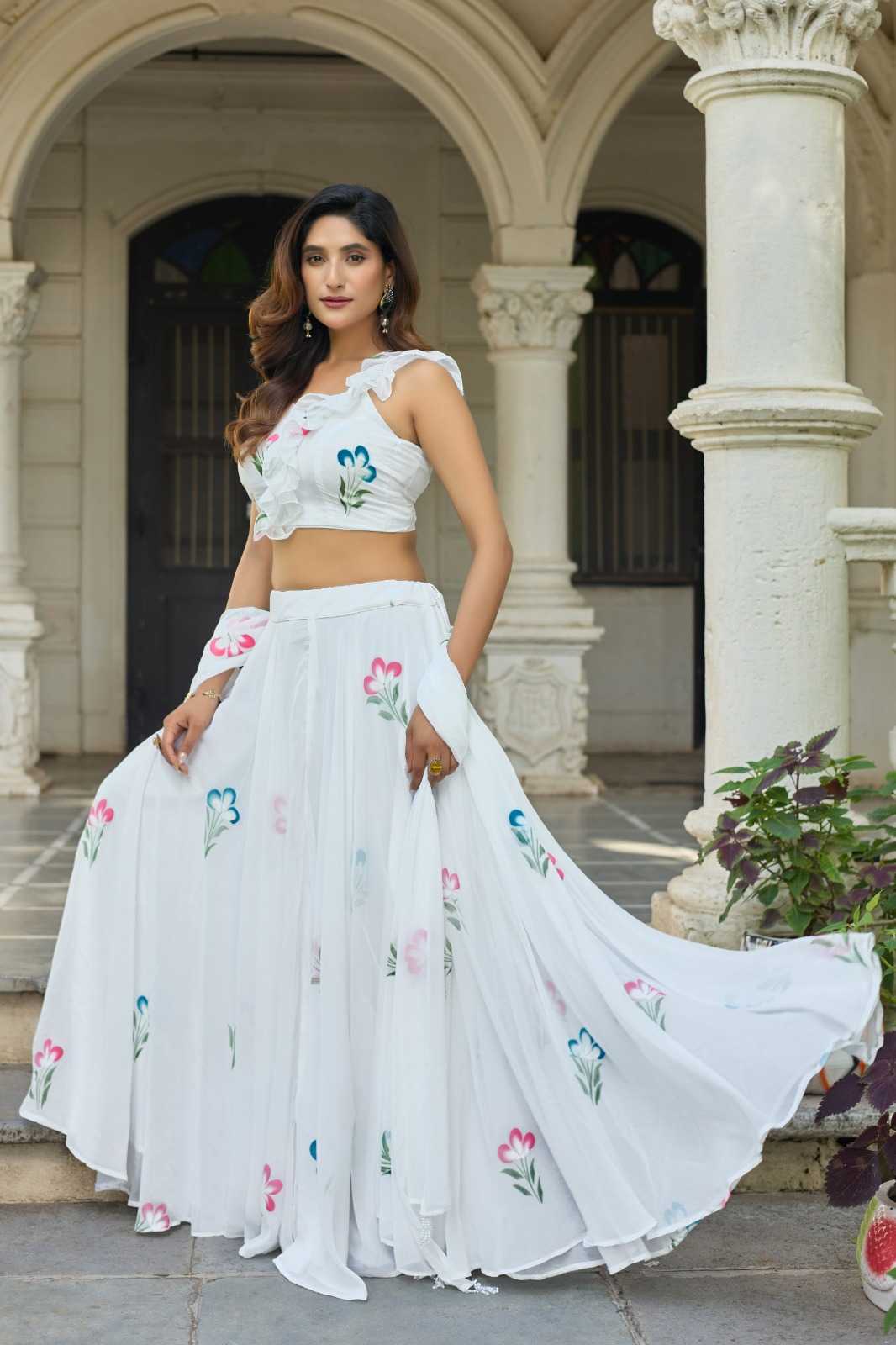 Georgette Designer Lehenga 104