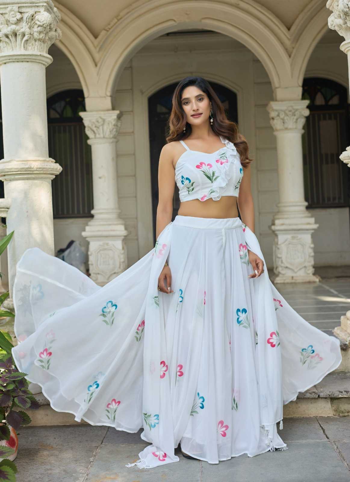 Georgette Designer Lehenga 104