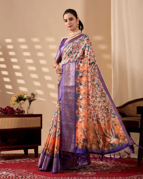 Lichi Silk Soft Saree 1073