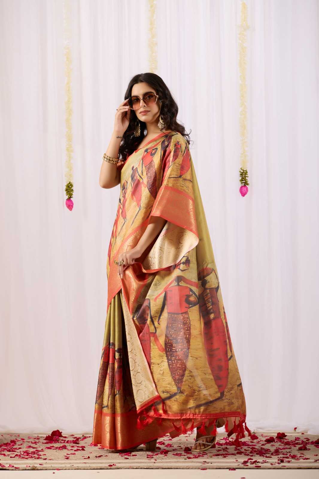 Lichi Silk Soft Saree