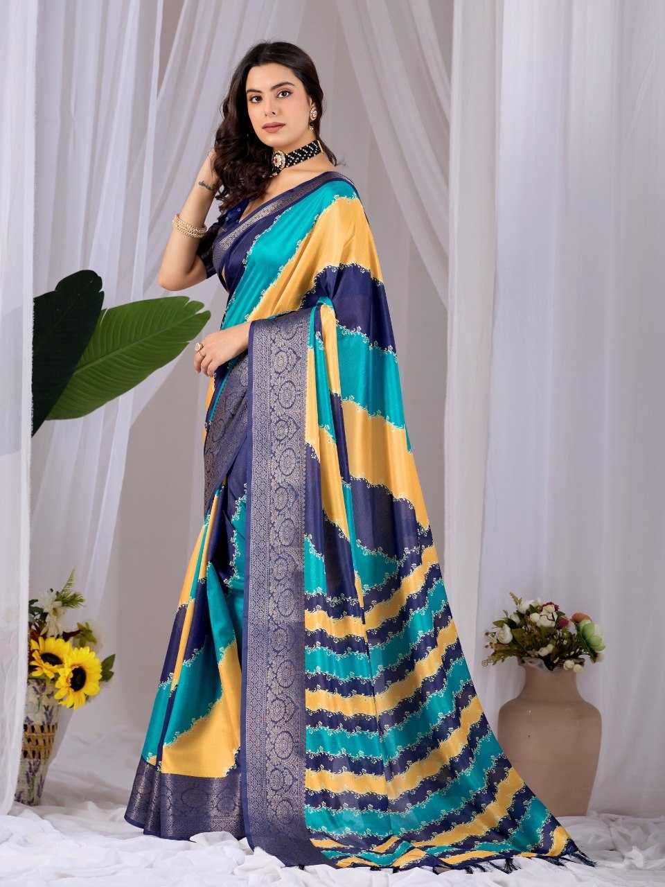 Lichi Silk Designer Saree