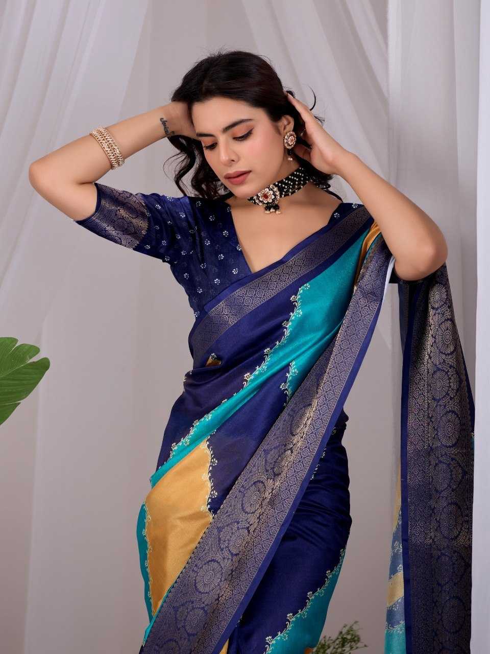 Lichi Silk Designer Saree