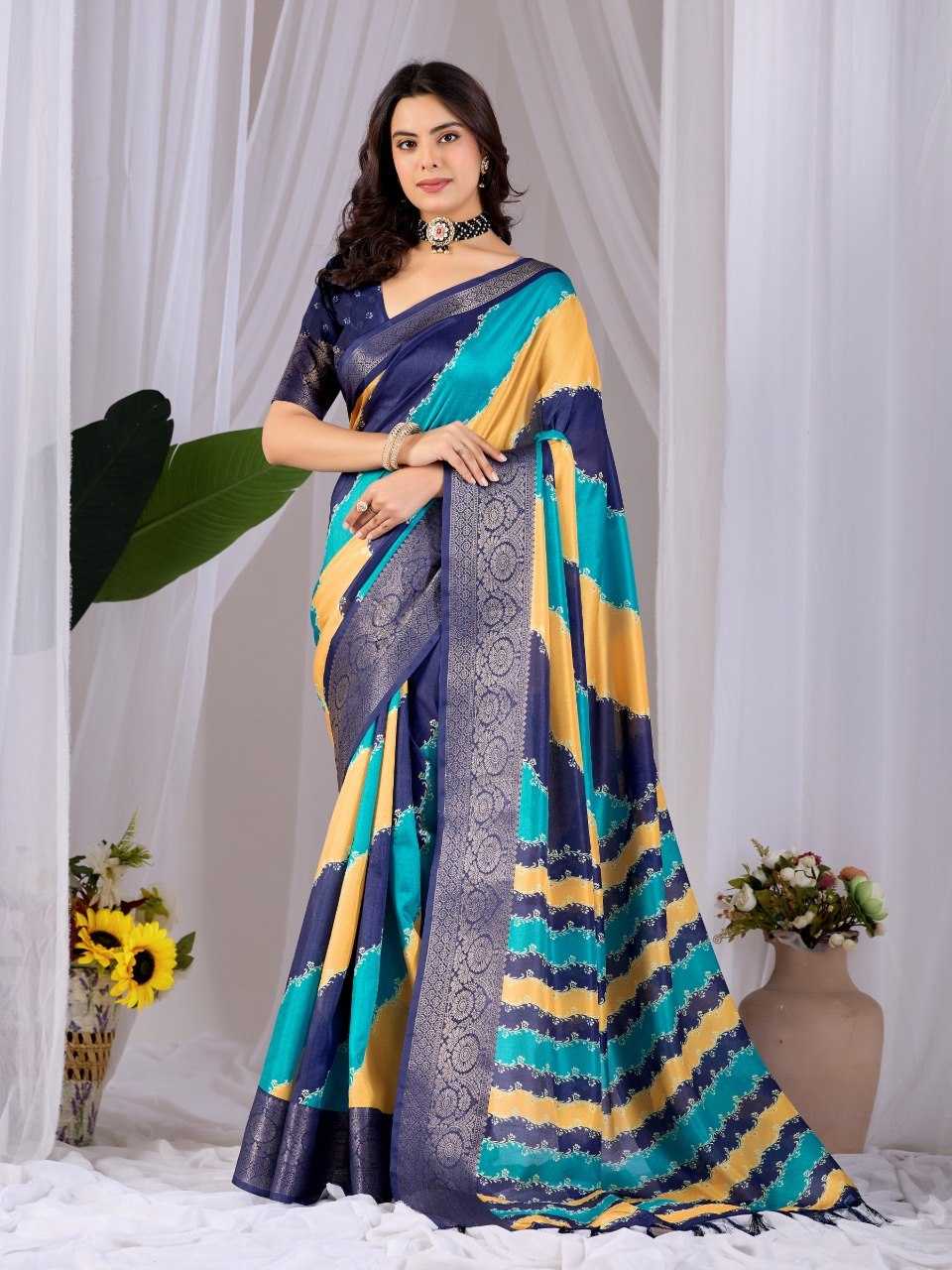 Lichi Silk Designer Saree