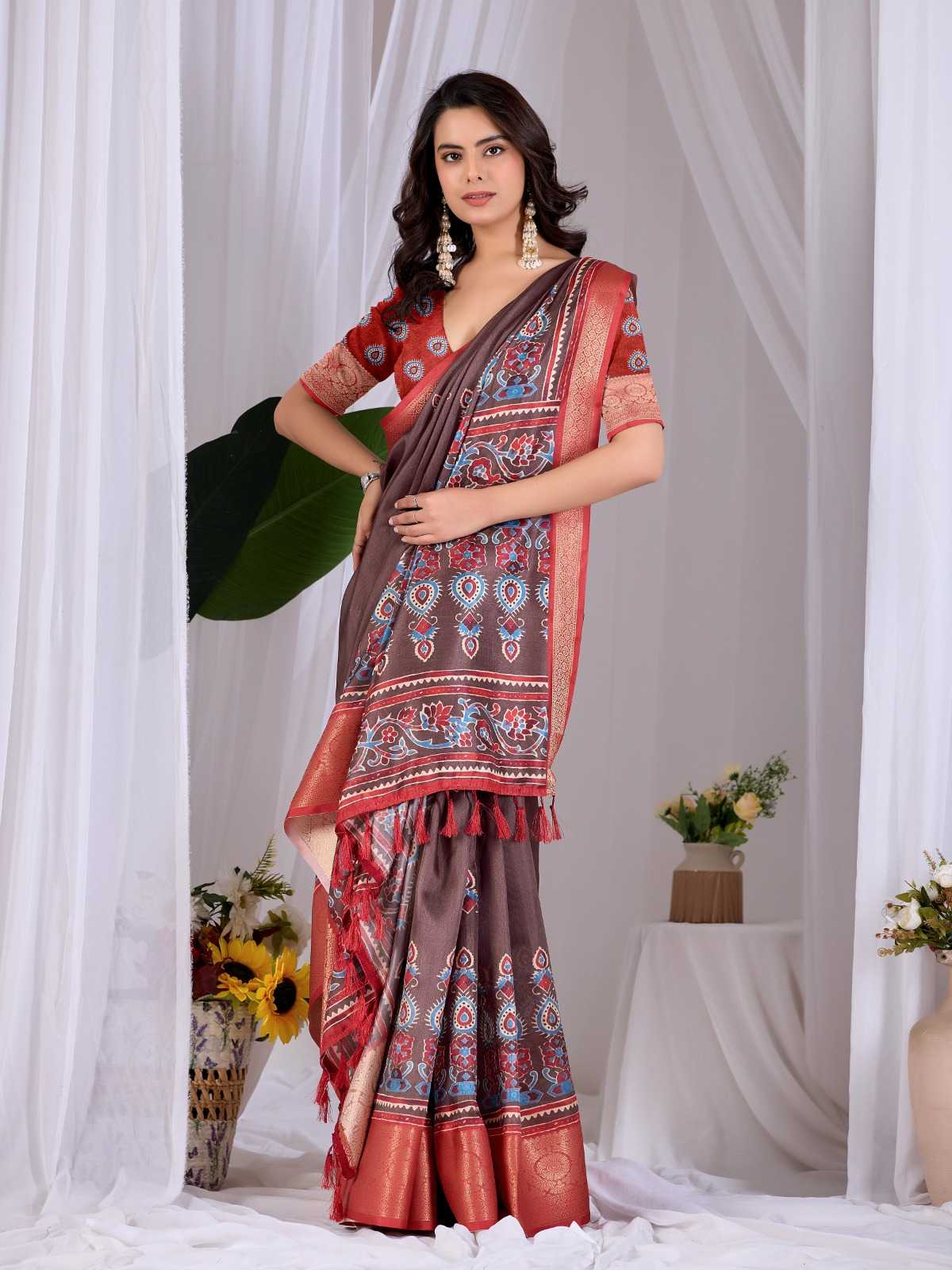 Lichi Silk Soft Saree