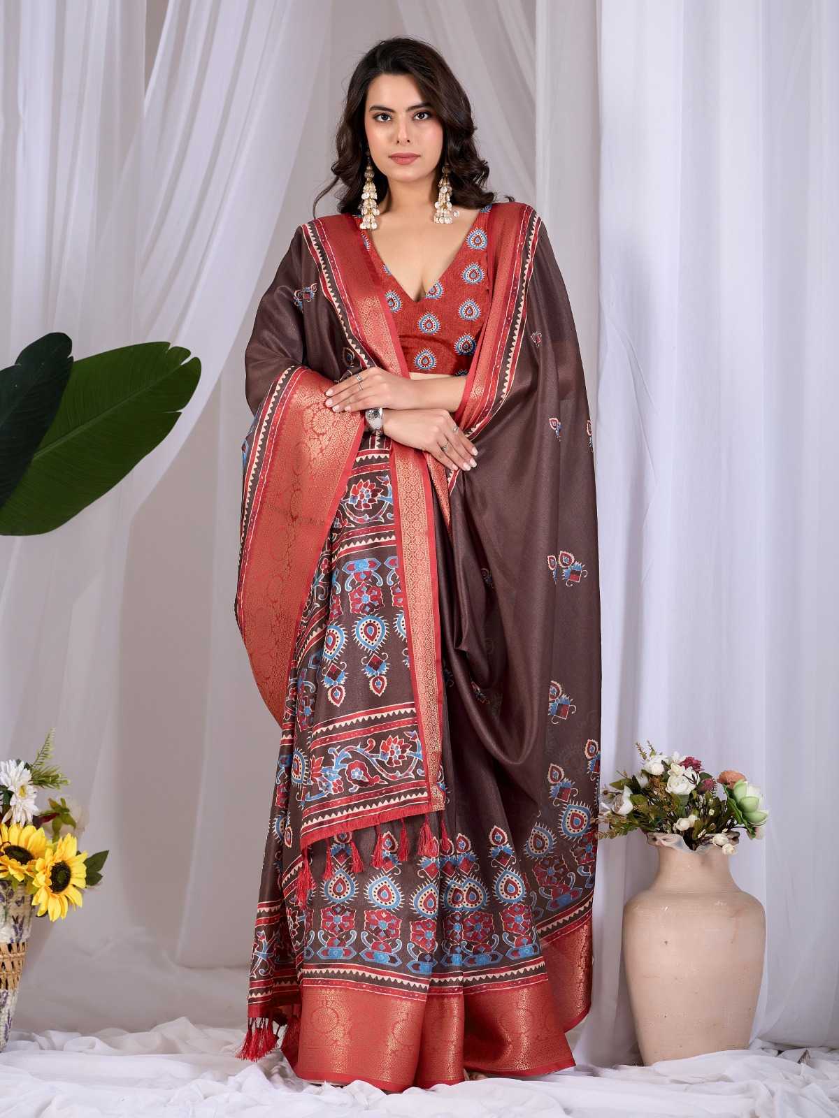 Lichi Silk Soft Saree