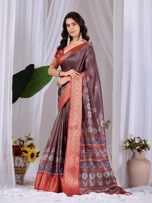 Lichi Silk Soft Saree