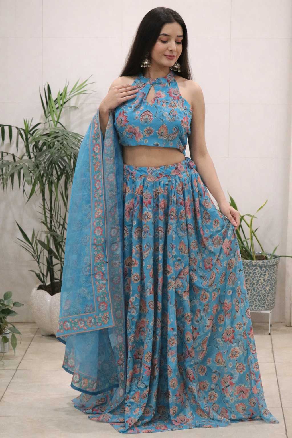 Organza Designer Lehenga 117