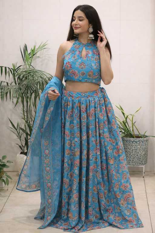 Organza Wedding Lehenga