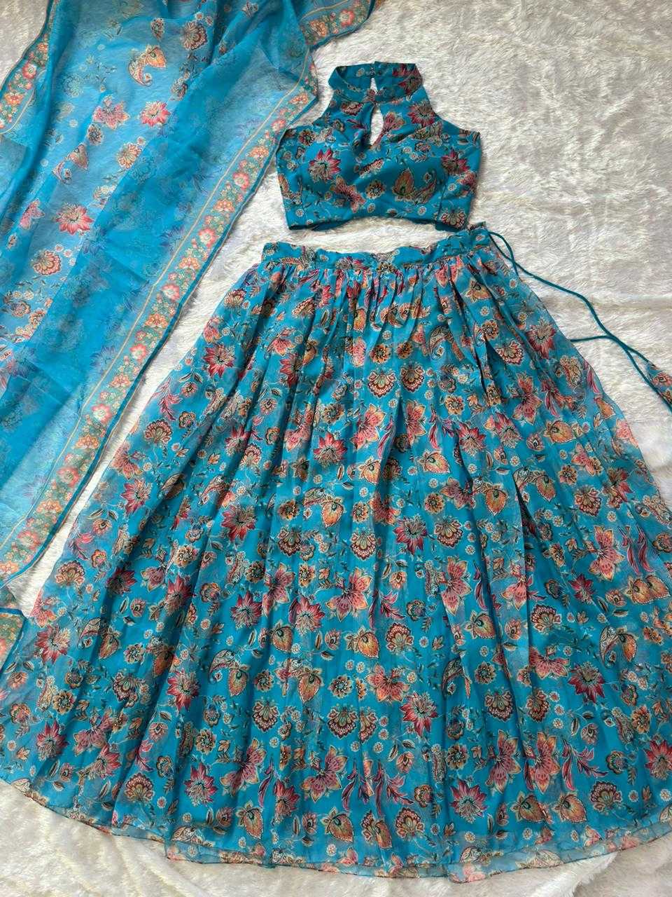 Organza Wedding Lehenga
