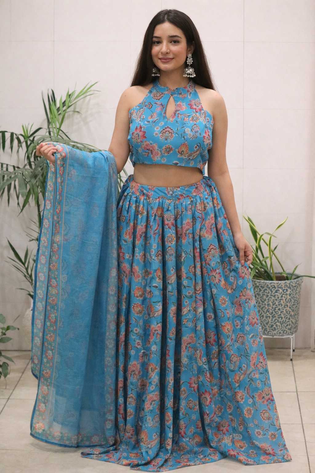 Organza Wedding Lehenga