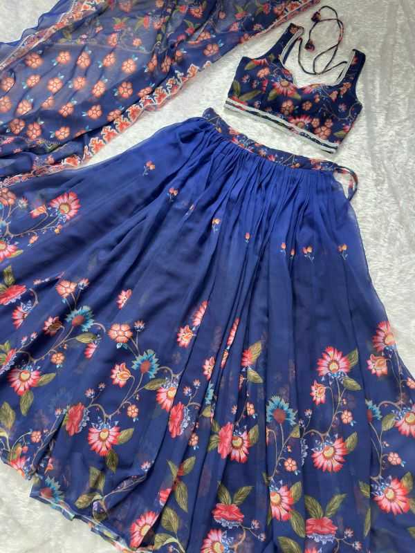 Georgette Designer Lehenga 121