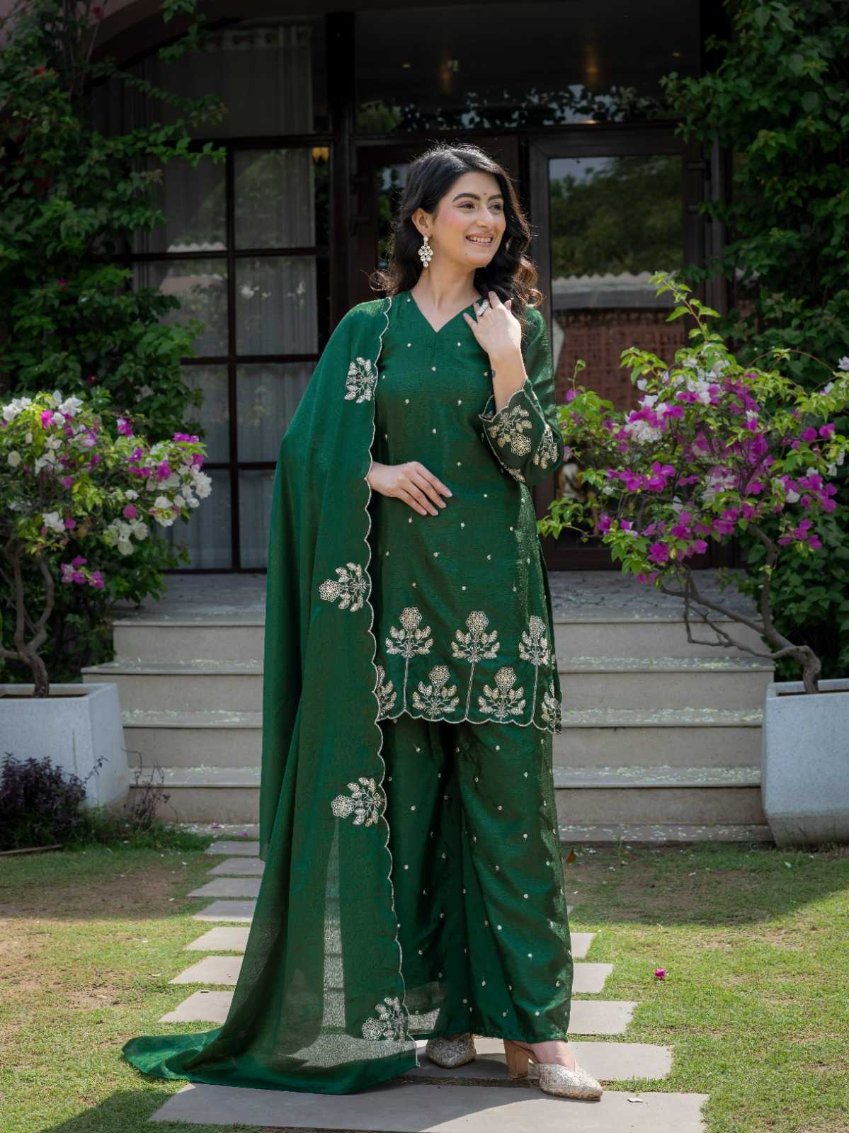 Chinon Embroidered Kurti