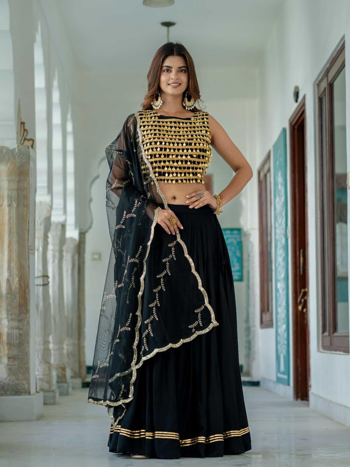 Reyon Cotton Traditional Lehenga