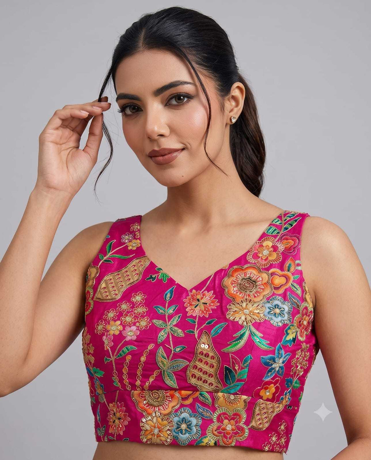 Pure Viscos Printed Blouse