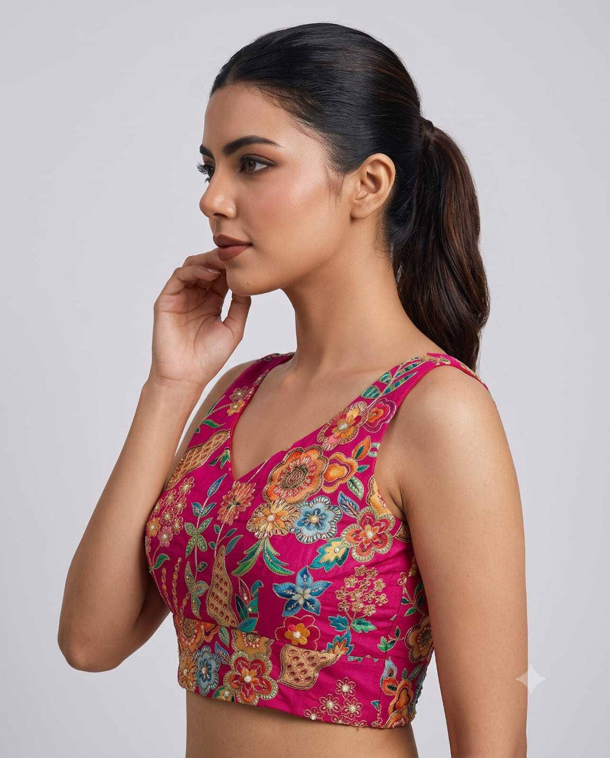 Pure Viscos Printed Blouse