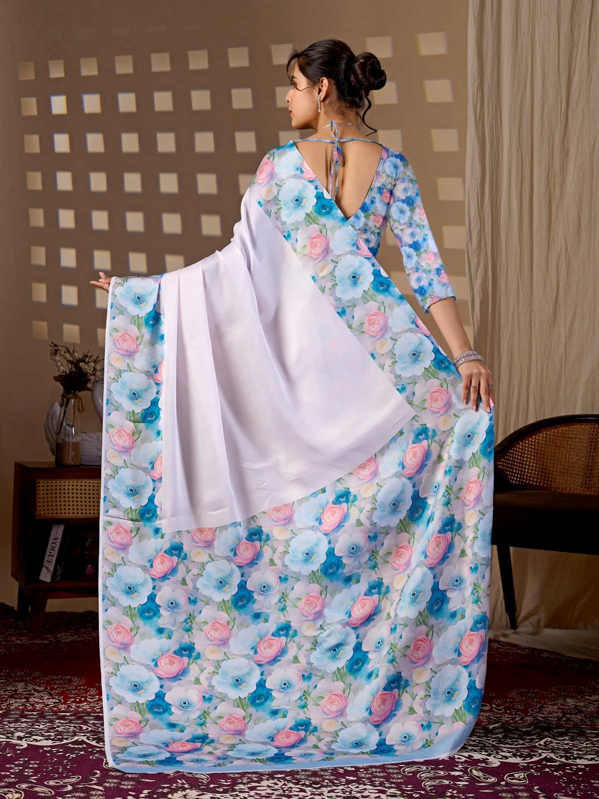 Georgette Printed Saree 2004
