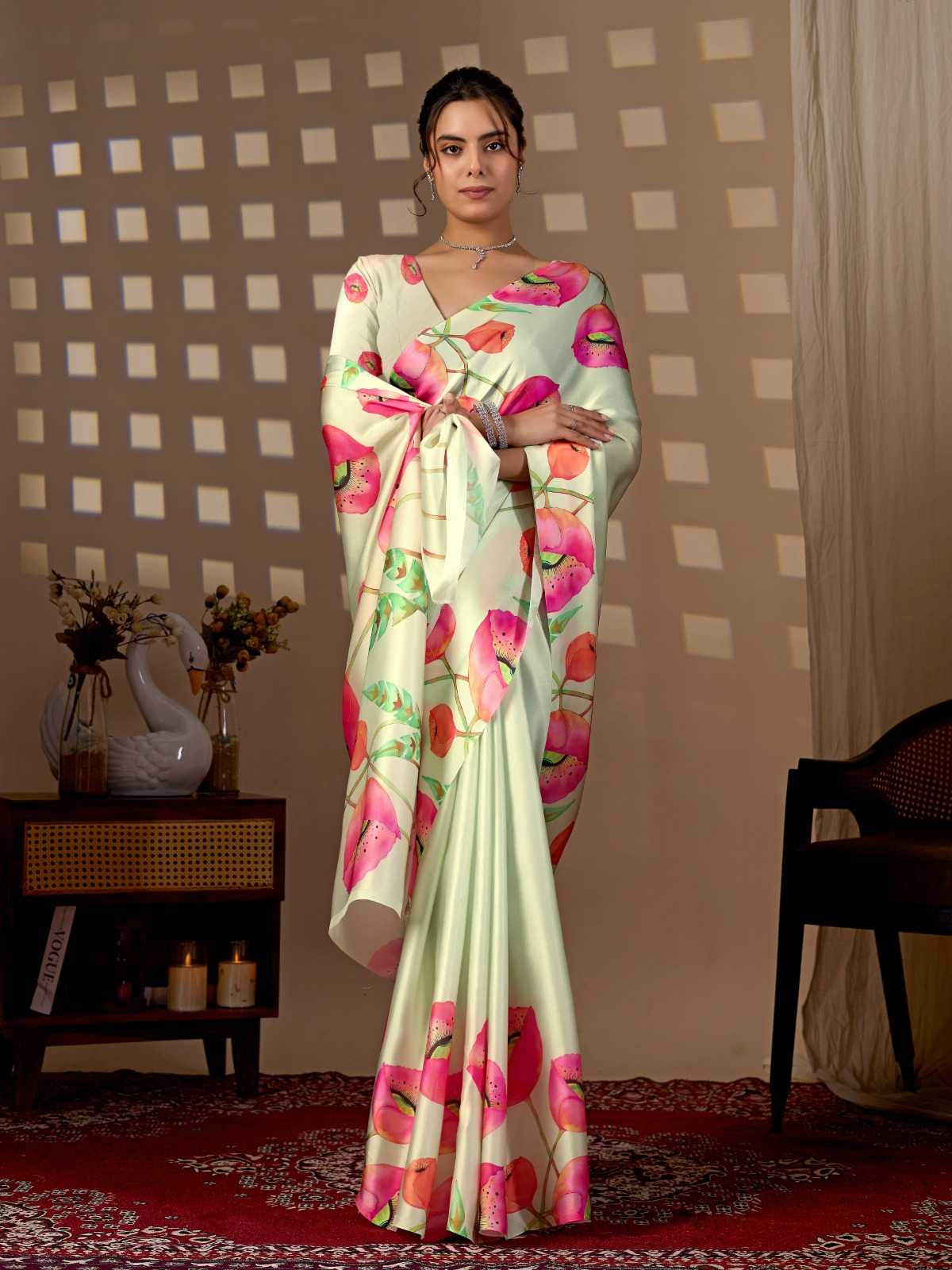 Georgette Printed Saree 2008