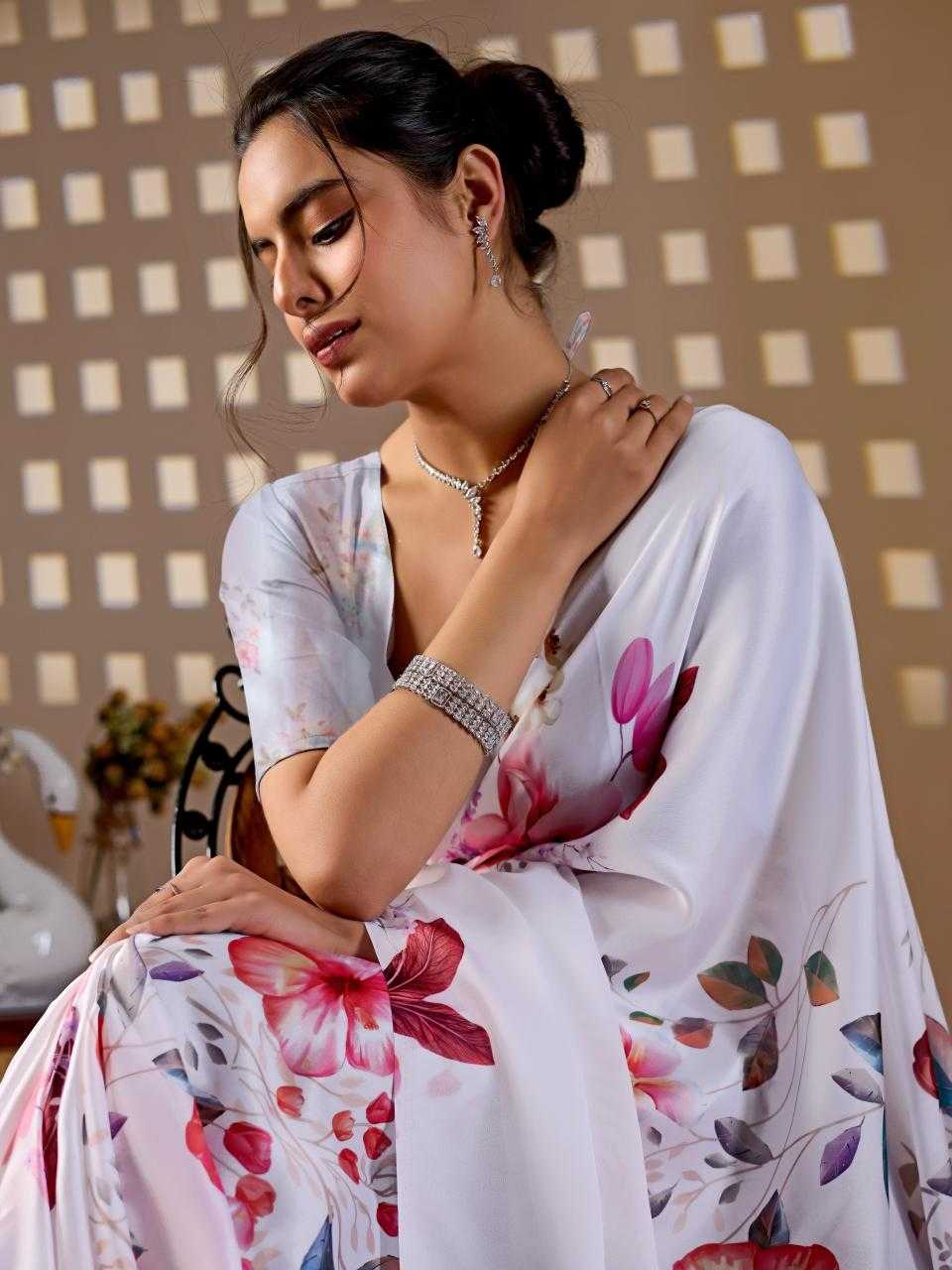Georgette Designer Saree 2022