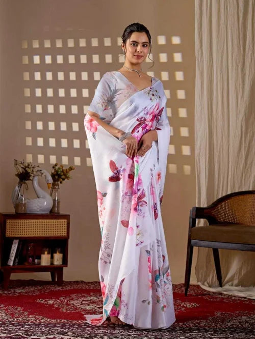 Georgette Designer Saree 2022