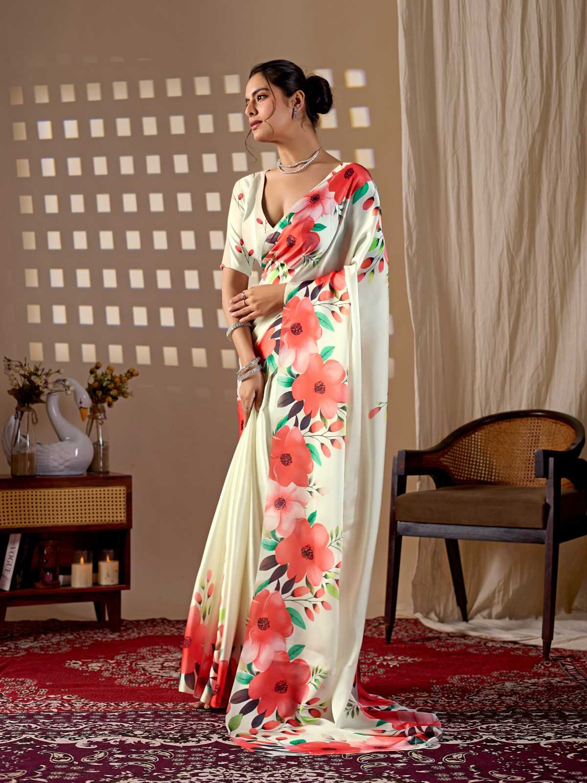 Georgette Printed Saree 2030