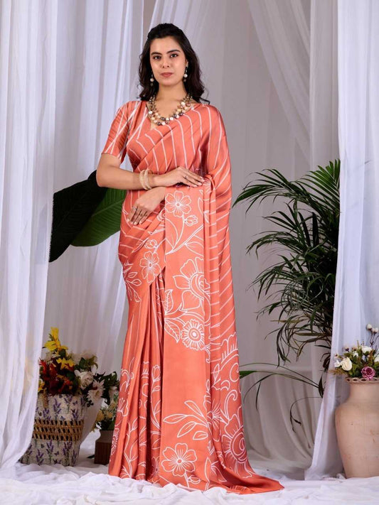 Georgette Printed Saree