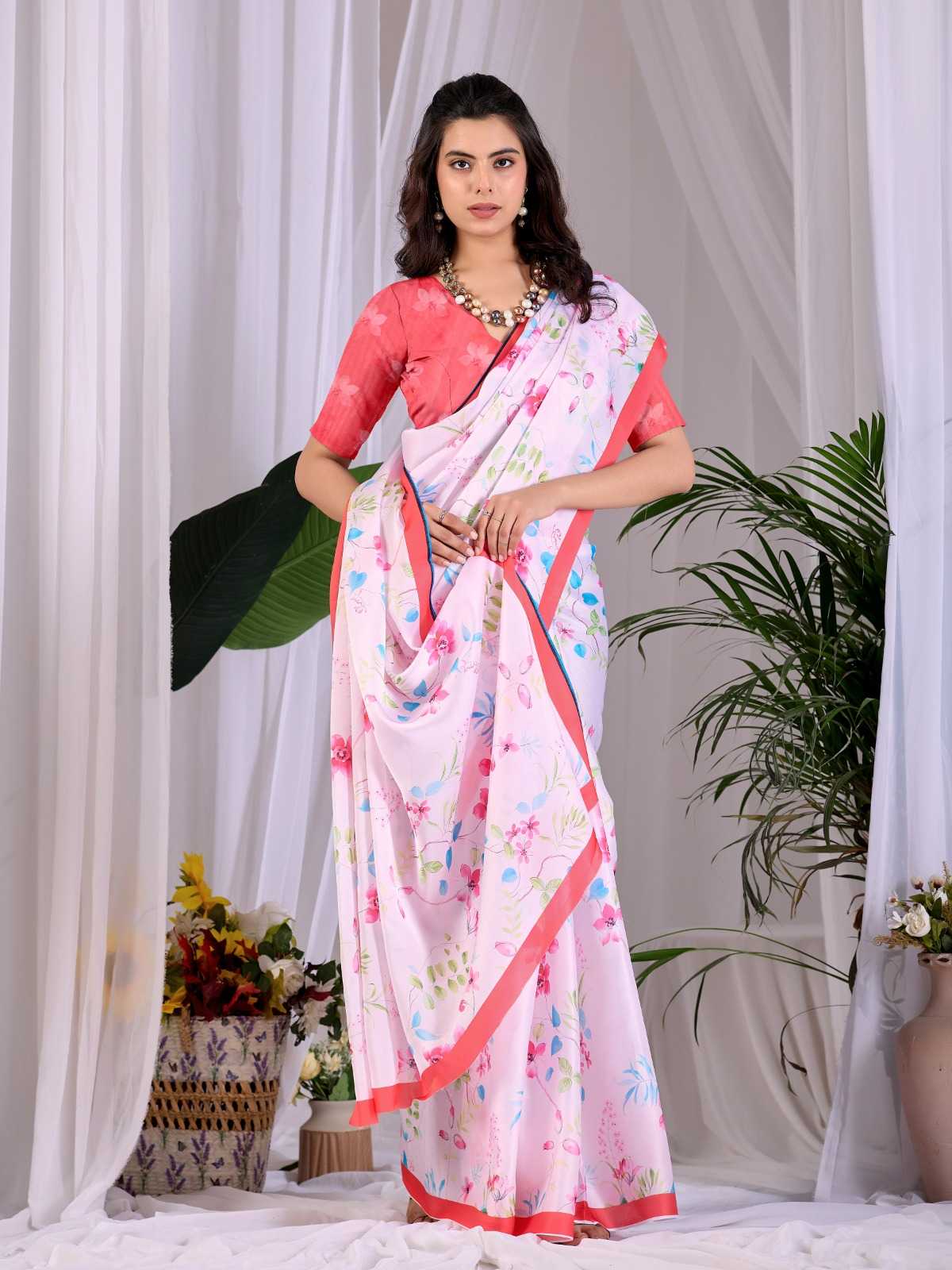 Georgette Designer Saree 2043