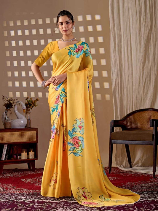 Georgette Printed Saree
