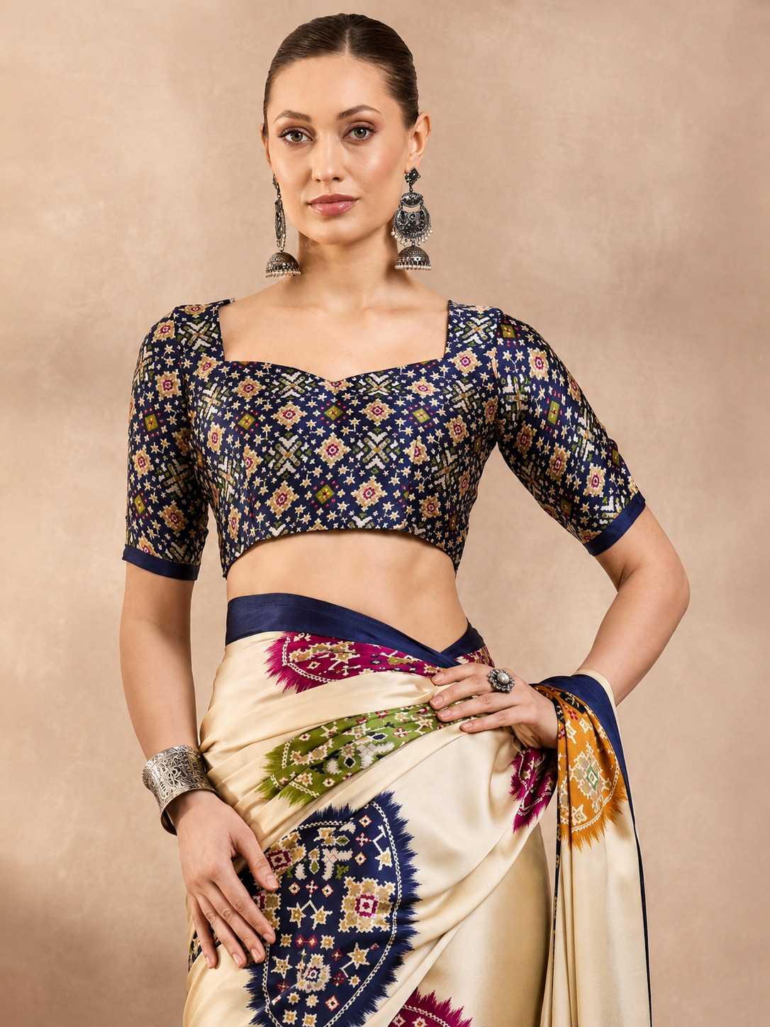 Satin Silk Soft Saree 2053