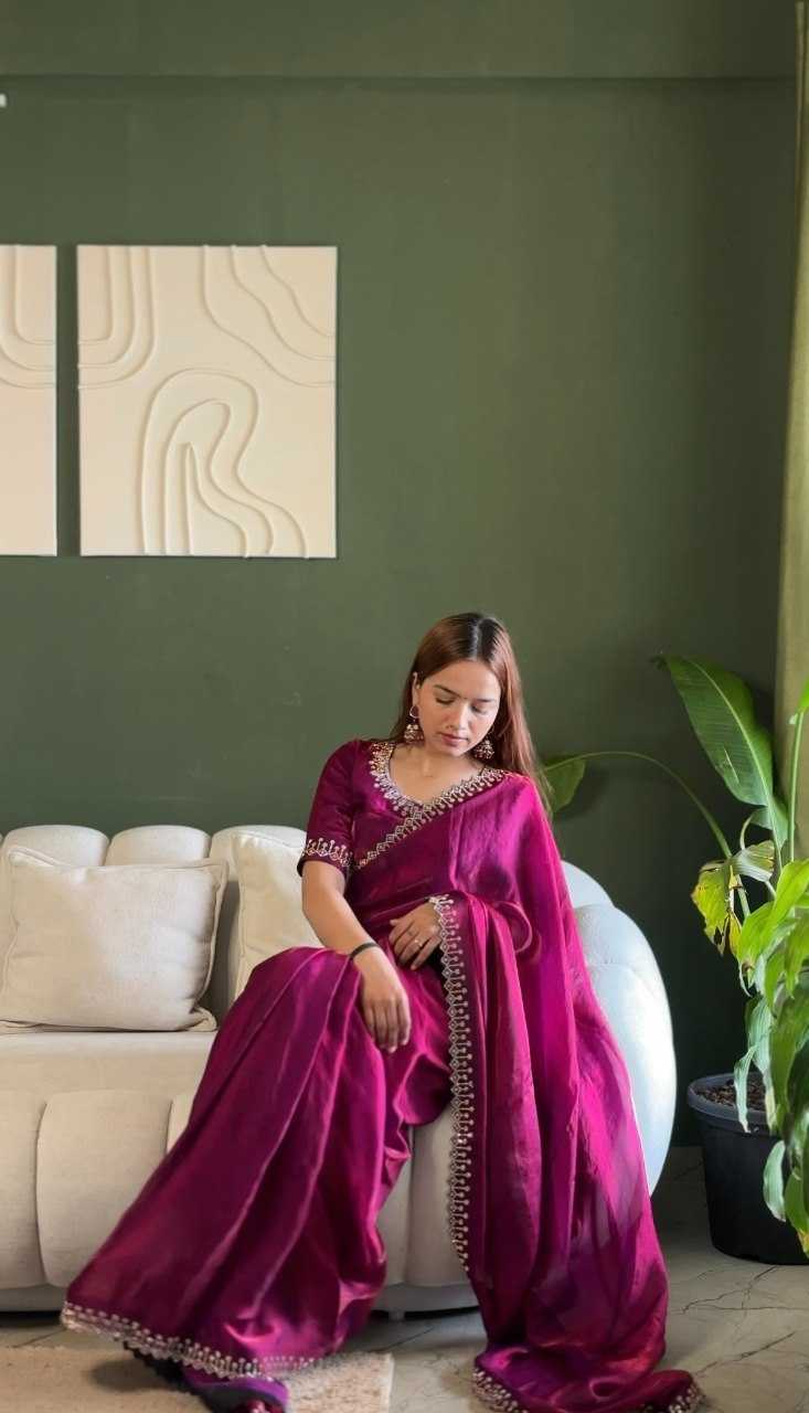 Space Silk Designer Saree