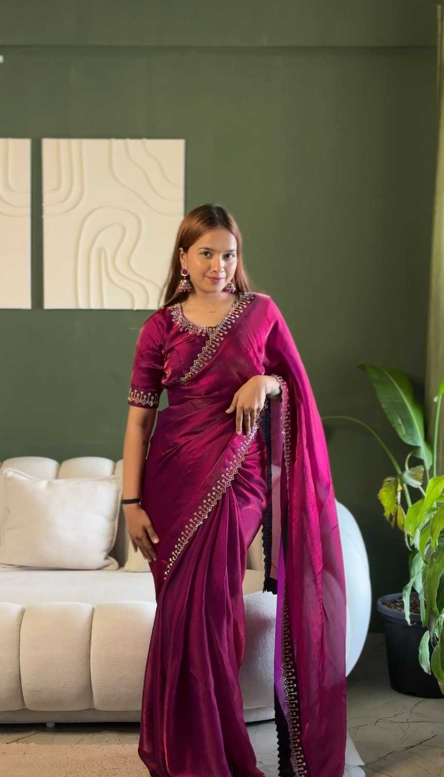 Party Wear Silk Saree