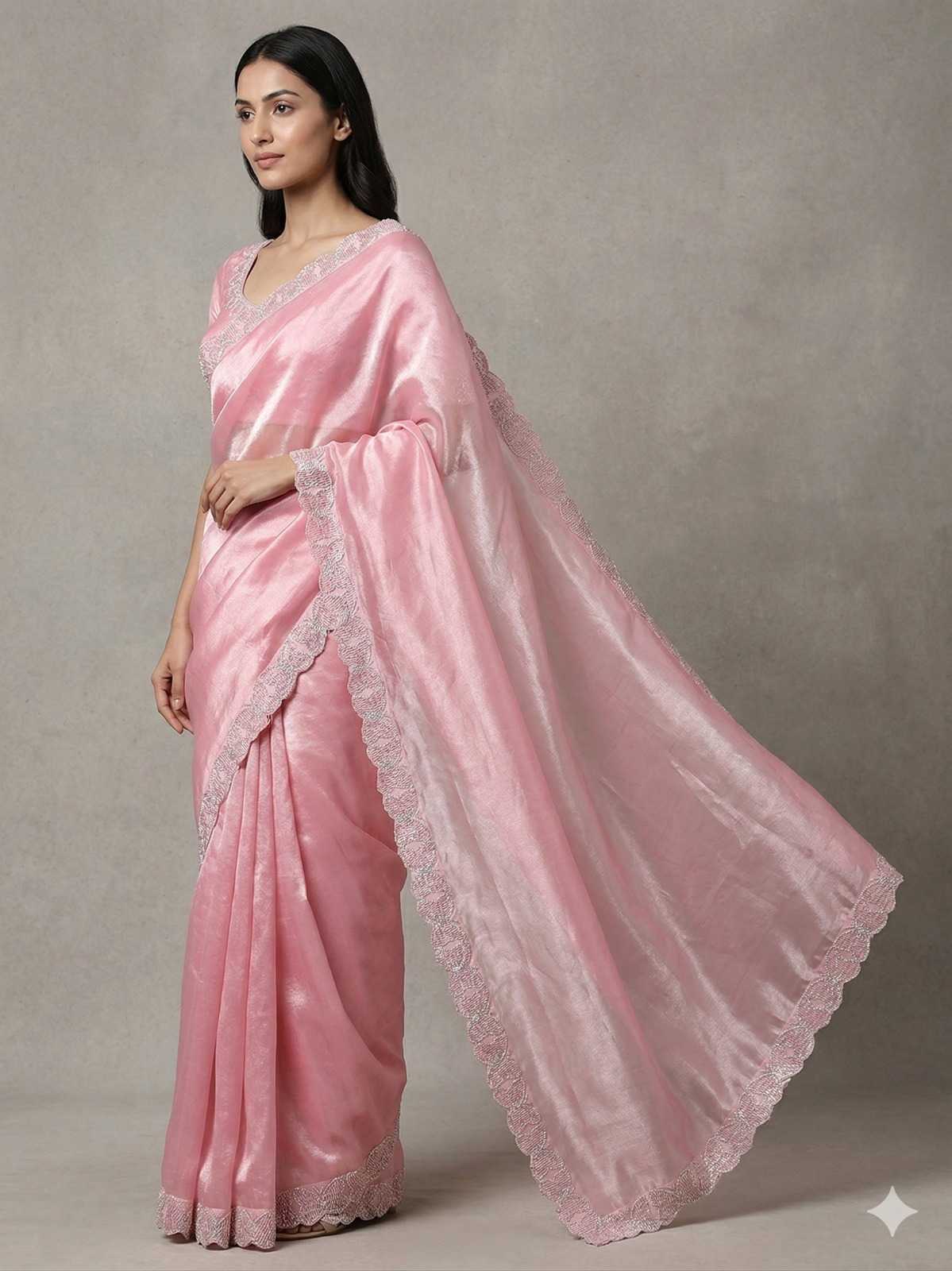 Space Silk Party Wear Saree