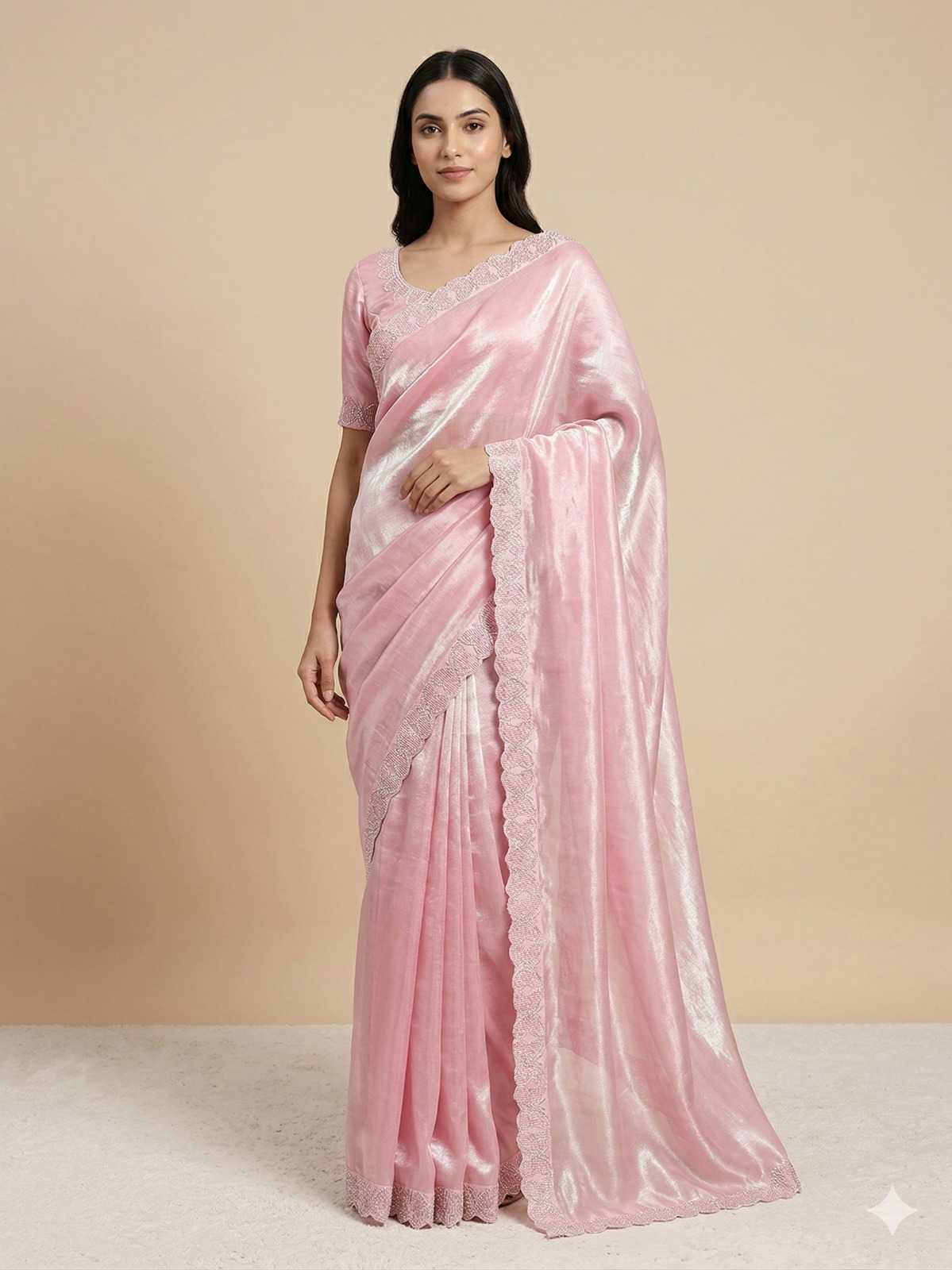 Space Silk Party Wear Saree